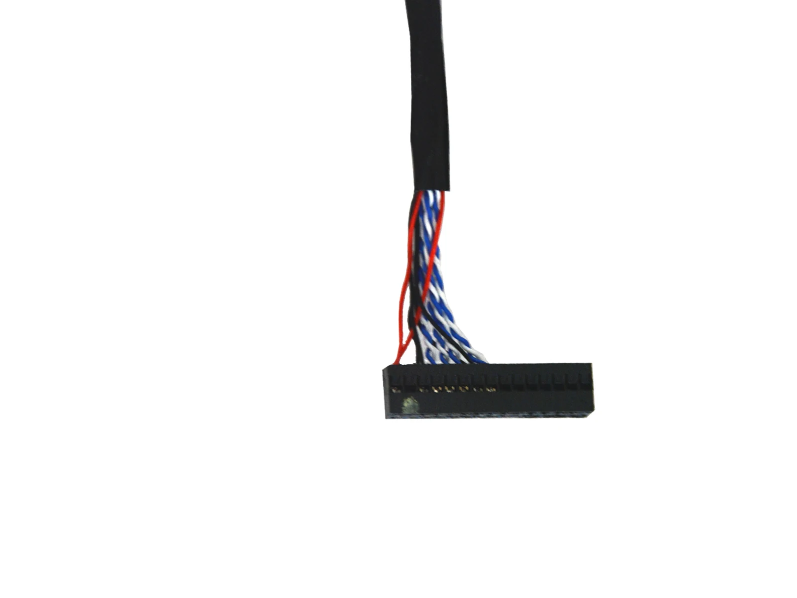 Cable LVDS de 30 pines FIX-D6 de 40cm para Panel de pantalla LCD, 1 canal, 6 bits para 14,1 pulgadas, 15 pulgadas, 15,4 pulgadas, TFT LCD LVDS DIY