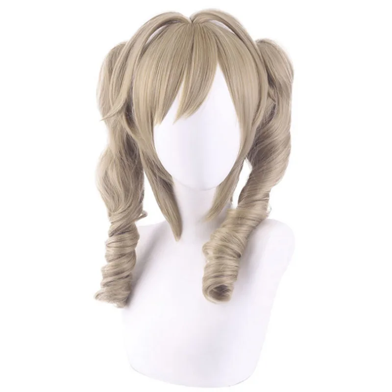 Genshin Impact Barbara Westwind Knights Praying Priest Curly Ponytail Cosplay Wig Hair Disfraz De Halloween Para Mujer