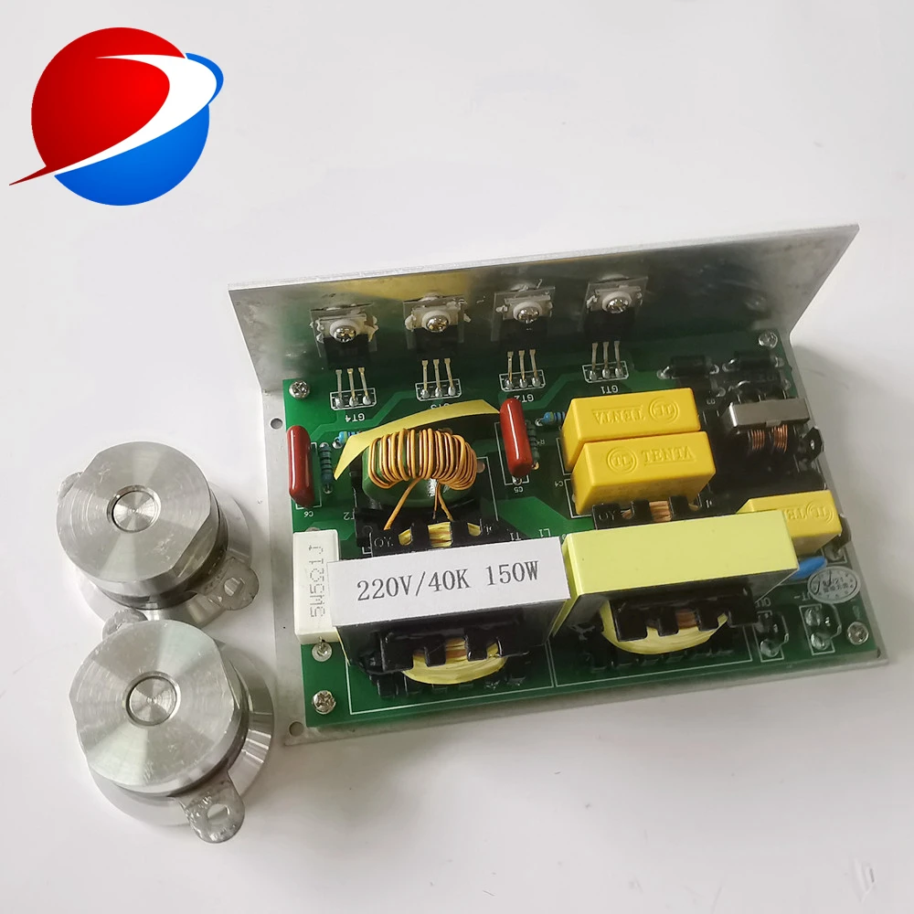 

Manufacturer 220V 150W Ultrasonic Generator Circuit Board With 2 pcs 40KHZ Transducers