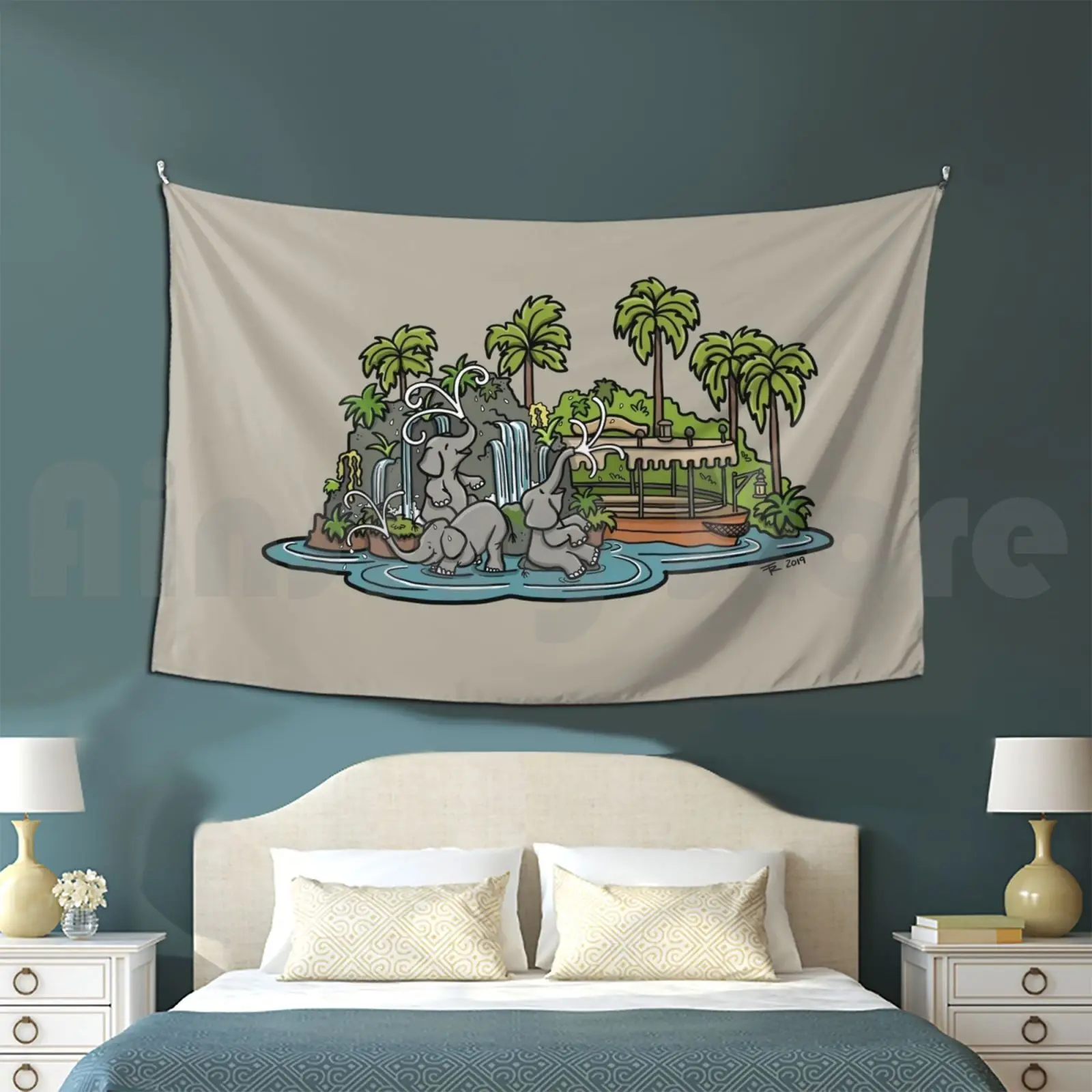 Jungle Customized Tapestry Jungle Cruise Jungle Cruise Magic Kingdom Magic Kingdom Rides Rides