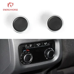 Car Rear Air Conditioning Knob AC Heater Climate Control Knob Panel Switch Knobs Button Cover For Volkswagen Sharan 2012-2019