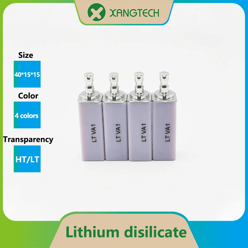 

B40 Glass Ceramic Lithium Disilicate Ht/Lt 4pcs/box 40-15-15mm for Dental Lab CAD CAM