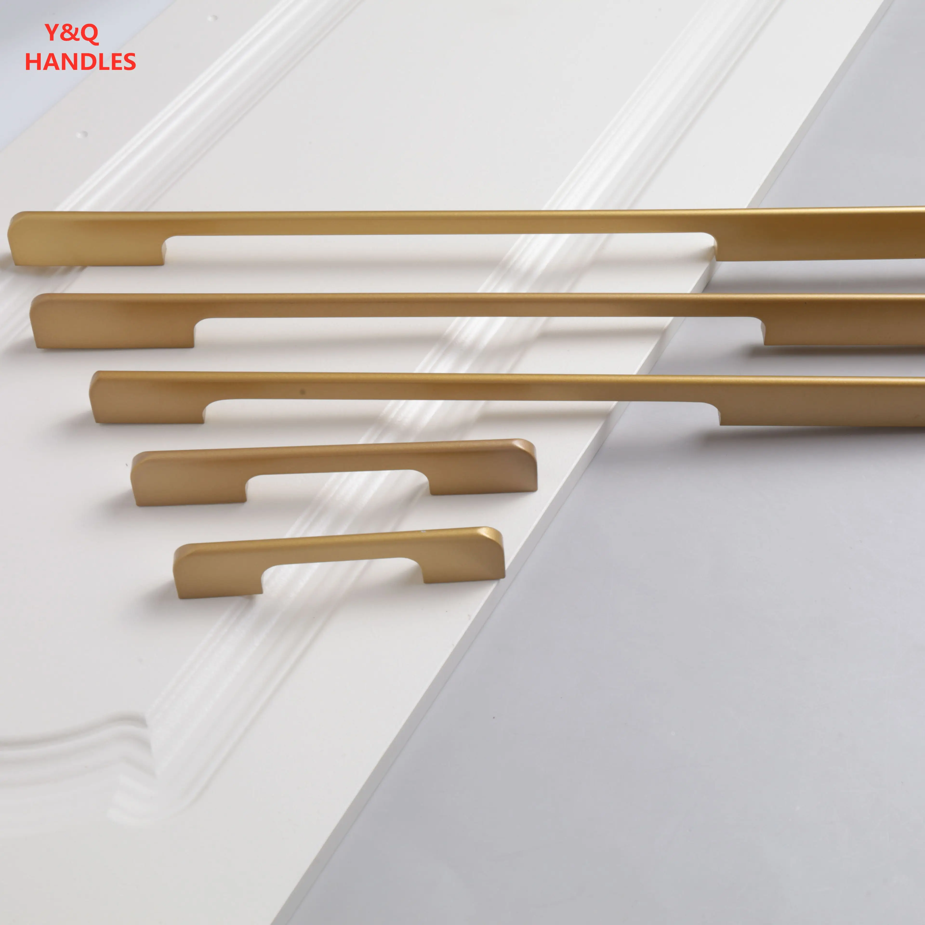 Handles Drawer Cabinet Furniture Kitchen Handles for Wardrobe Doors and Windows Golden 1000mm Super Long Aluminum Hardware