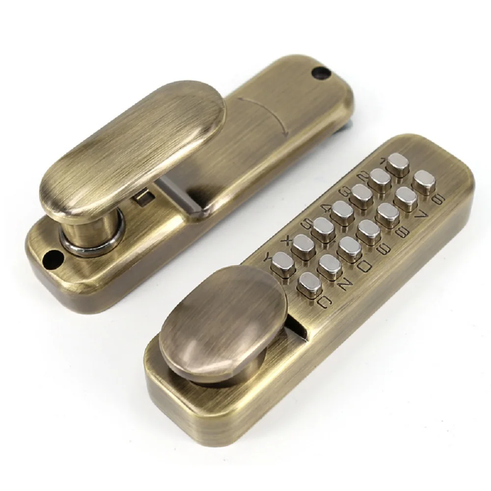 Touch keypad code Door Lock, waterproof fire-resistance mechanical key single bolt Left or Right-Free Handle