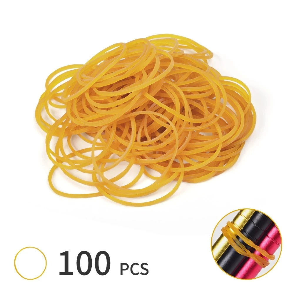 100pcs/pack Disposable Yellow/Black Rubber Bands O Rings for Tattoo Gun Machine Accessories Wholesale Stationery Supplies