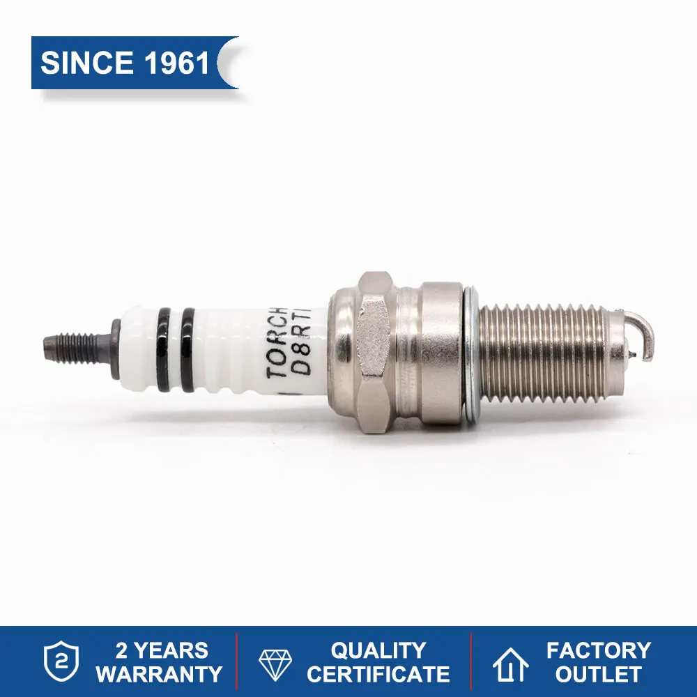 Motorcycle Iridium Spark Plug D8RTI for DR8EA D8EA DR8EIX DR8EGP DPR8EA-9 DPR8EIX-9 IX24 X24ESR-U HG22 X24ESZU9 R6G A6GCA