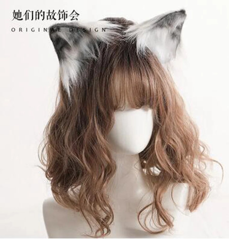 Bandeau oreilles de chat Lolita, accessoires pour cheveux, Cosplay, coiffure gothique, Kawaii, dessin animé