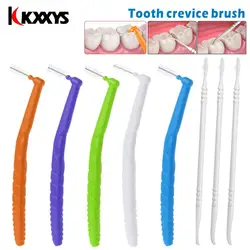 L Shape Push-Pull Interdental Brush Oral Care Teeth Whitening  Tooth Pick Tooth Orthodontic Toothpick Picks Plastic