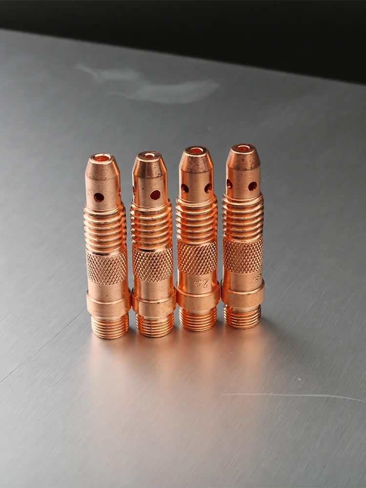 Soplete de soldadura de argón, consumible de electrodo de tungsteno, cuerpo de pinza SR17/18/26, soporte de grafito, WP18, WP17, WP26, 10 piezas