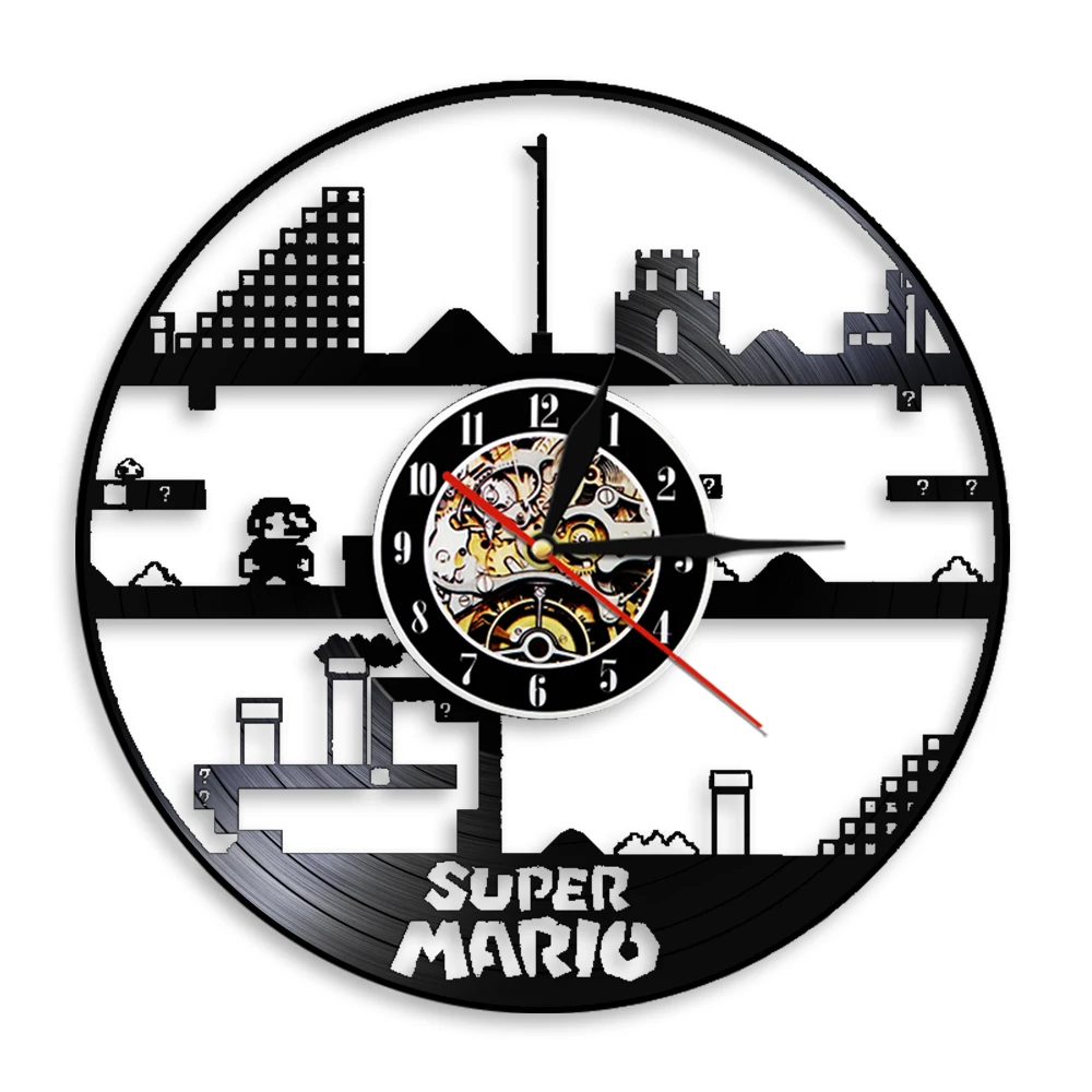 Game Themed Decorative Vintage Wall Clock 12