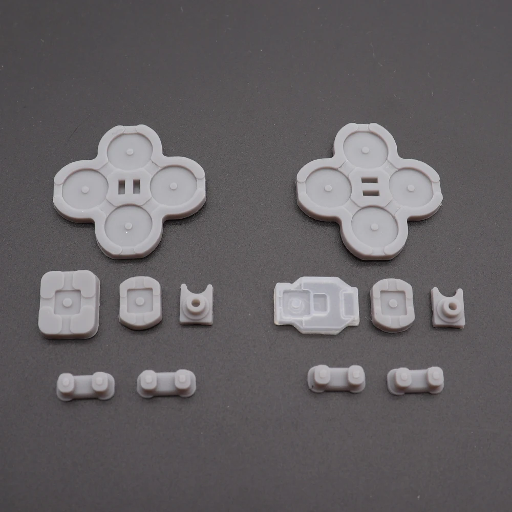 Dla Nintendo Switch NS Joy-Con lewego prawego kontrolera przewodzący gumowy silikonowy guzik zestaw nakładek do wymiany JoyCon