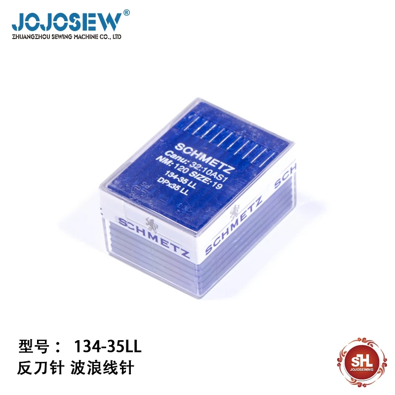 

134-35LL 10pcs/lot JOJOSEW Industrial Sewing Machine Needles 134-35LL Canu:32:10AS1 NM:120 SIZE:19