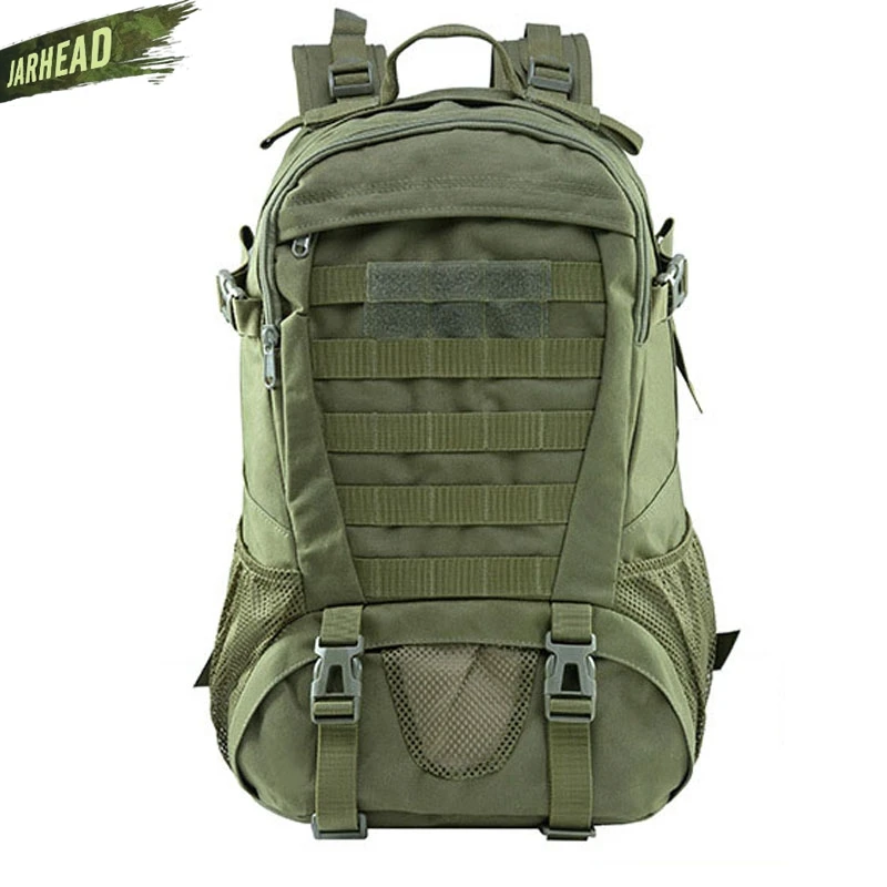 

900D Oxford Camping Hiking Backpack Men Outdoor Waterproof Tactical Rucksacks Military Camouflage Knapsack 27L Molle Hunting Bag