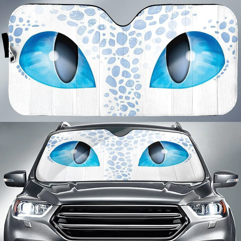 

Fahsion Design Car Accessories Sun Shade Covers Animal Eyes Prints Sun Visor Car Front Windshield Reflector Fit Most Car