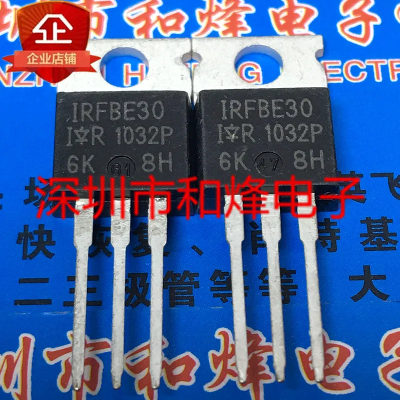 Original 10Pcs/IRFBE30 TO-220 800V 4.1A