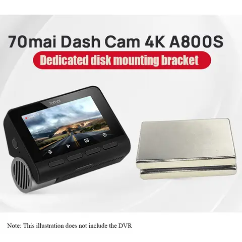 샤오미 70mai 프로 대시 캠 마운트, 4K A800 전용, 편리한 직사각형 자석 브래킷 설치 샤오미 70mai 프로 대시 캠 마운트, 4K A800 전용, 편리한 직사각형 자석 브래킷 설치