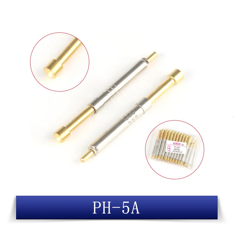 10Pcs/2Pcs Testing Contact Probes Pin PH-2A/2H/3A/3H/4A/4B/4D/4G/4H/6A/6D/6G 5A Retractable Spring Test Probe Pogo Pin