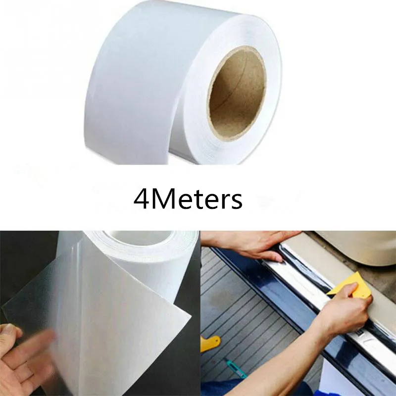 10/15/20cmX4M Auto Schutz Film Aufkleber Stoßstange Haube Farbe Schutz Film Vinyl Klar Transparent abziehbilder Zubehör – Detail 3