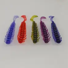70mm 2.8g Soft Baits for Pike Bass #6