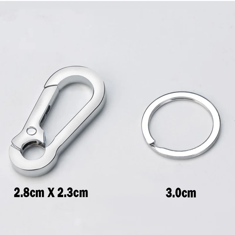 Creative Gift  High Quality Key Ring Metal Key ring Stainless Steel Key chain Key Holder Belt Buckles Car Key Chain