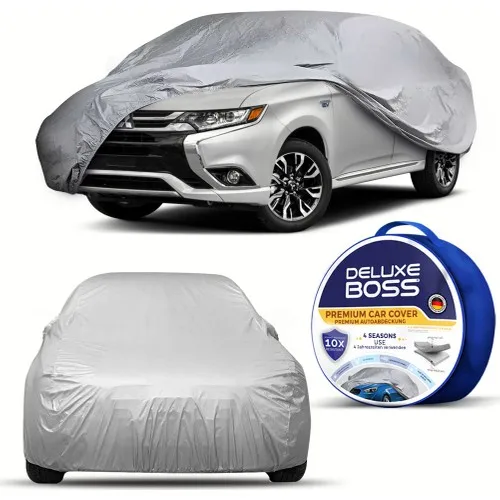 Deluxe Boss Mitsubishi Outlander Custom fit Car Tarpaulin-10X Ultra Protection