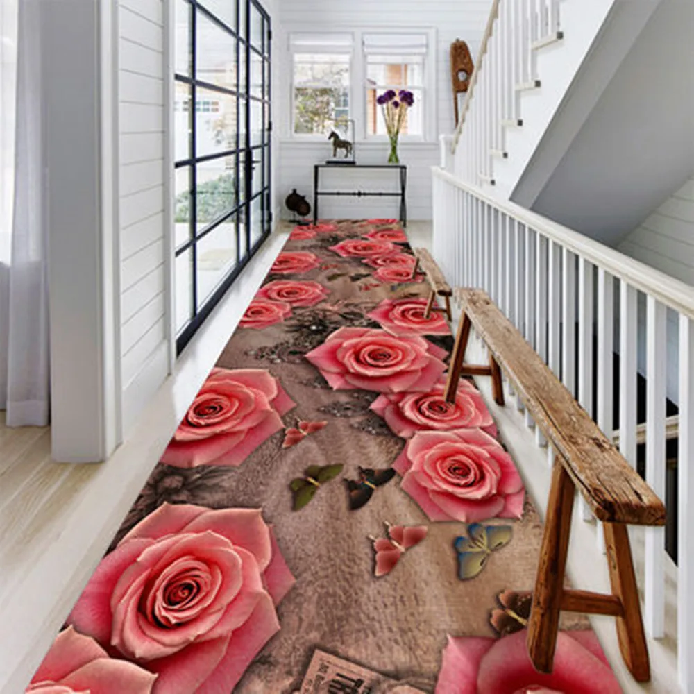 

24 styles Hallway Long Carpets for Living room Bedroom Antiskid Mats Hotel stairs Aisle Floor Rugs Corridor Area Rug and Carpet