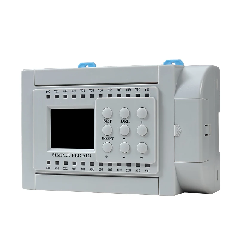 Huaqingjun 12DI 12DO Relay Output PLC 2AI 2AO RS485 Modbus plc for Car Washing System