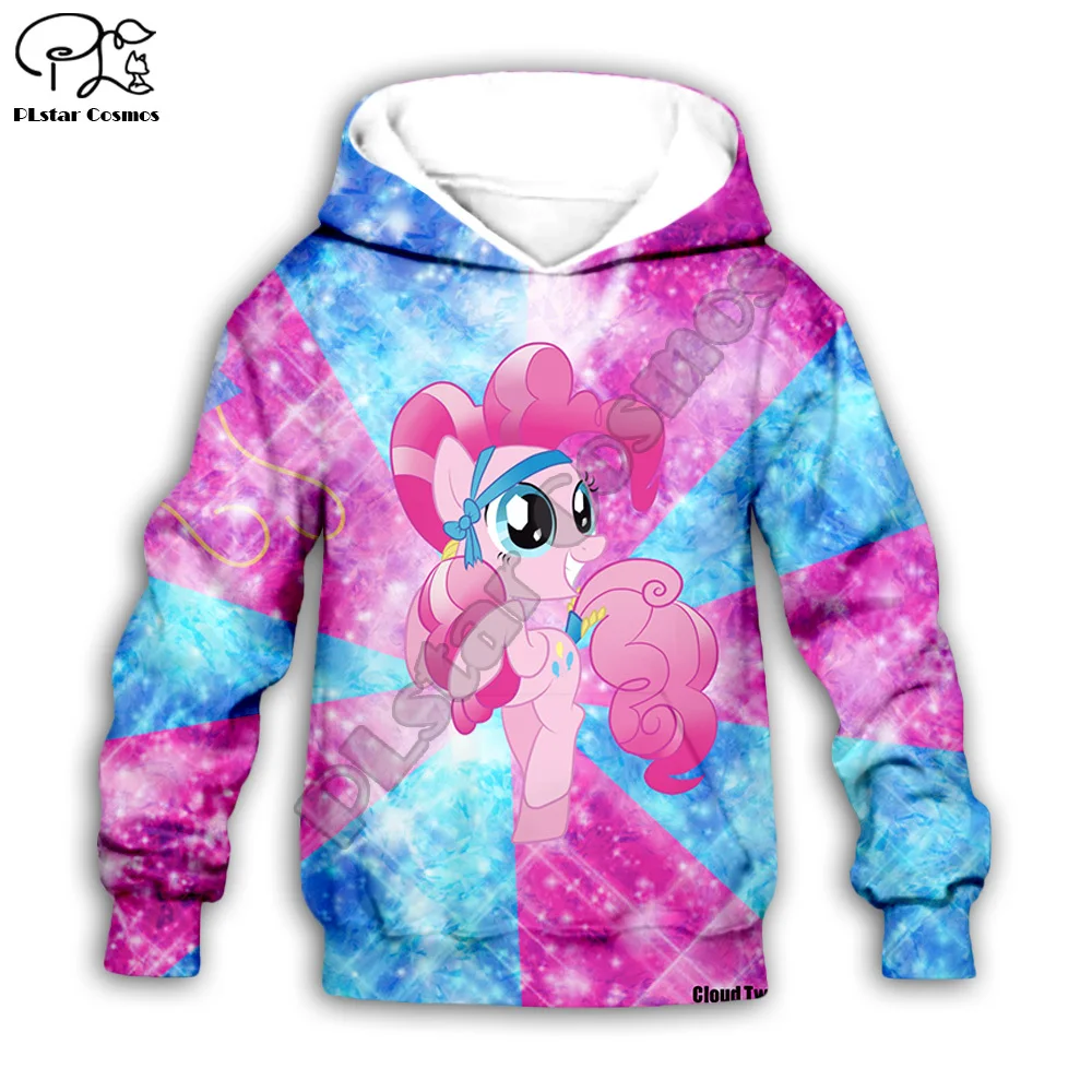 

Kids Clothes set Autumn little pony Girls Hoodies Cartoon animal sweatshirts 3d print Coats Cute streetwear Boys Children suit