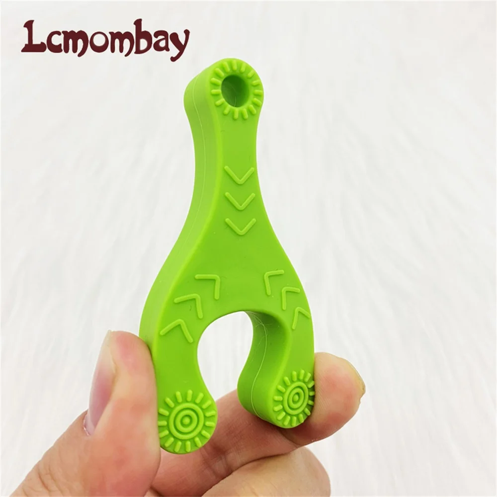 1 قطعة الطفل الحسية مضغ قلادة سيليكون الدورية شكل قلادة مضغ المجوهرات ، التسنين قلادة للتوحد وفرط النشاط