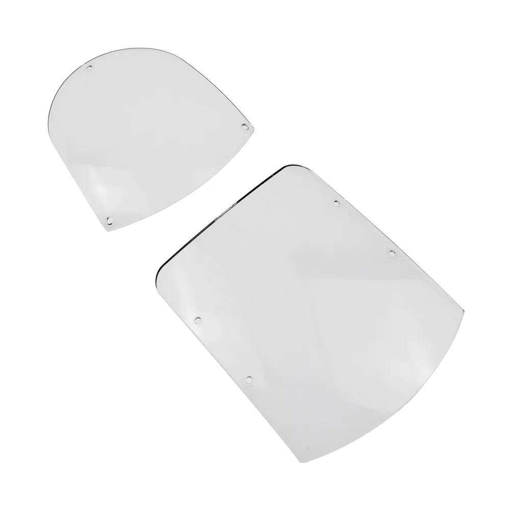 Motorcycle ABS Windshield Quarter Fairing Smoke/Clear Kits For Harley Sportster 883 1200 1988-Up Dyna Super Glide 95-05 FXR