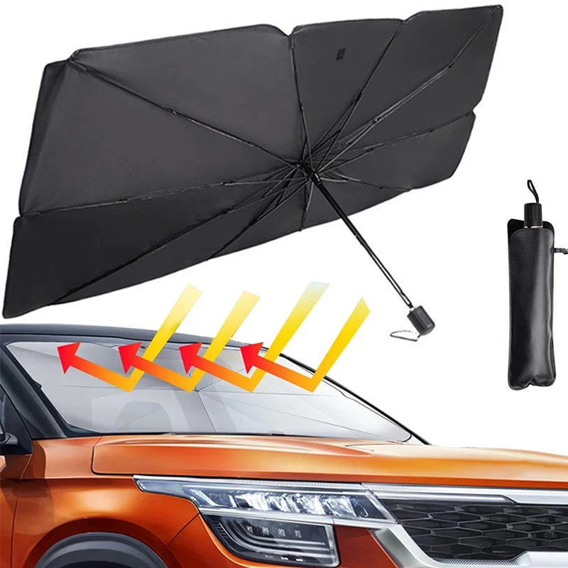 

Car Sunshade Umbrella Auto Protector Parasol Coche Windshield Covers Insulation Front Shading Cars Accessories For Volkswagen