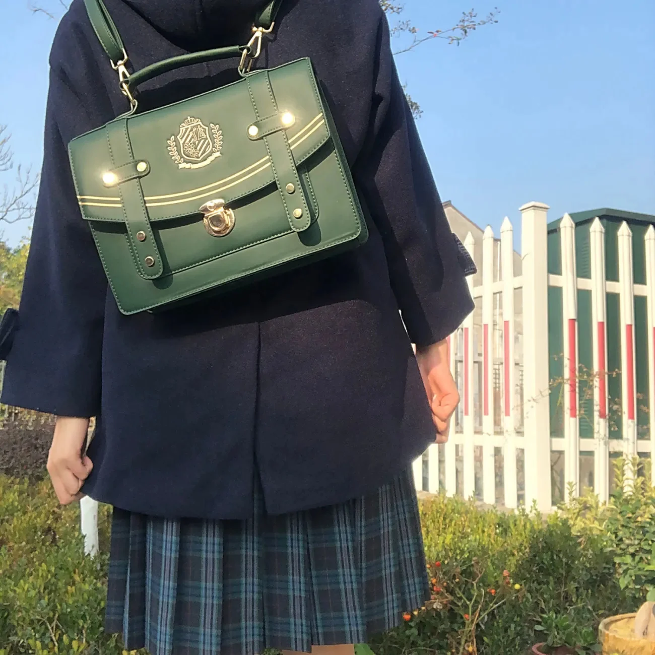 Zaino dolce Lolita per studenti giapponesi borsa uniforme Jk Vintage borsa a tracolla singola a tracolla Cos borsa a tracolla gotica Lolita