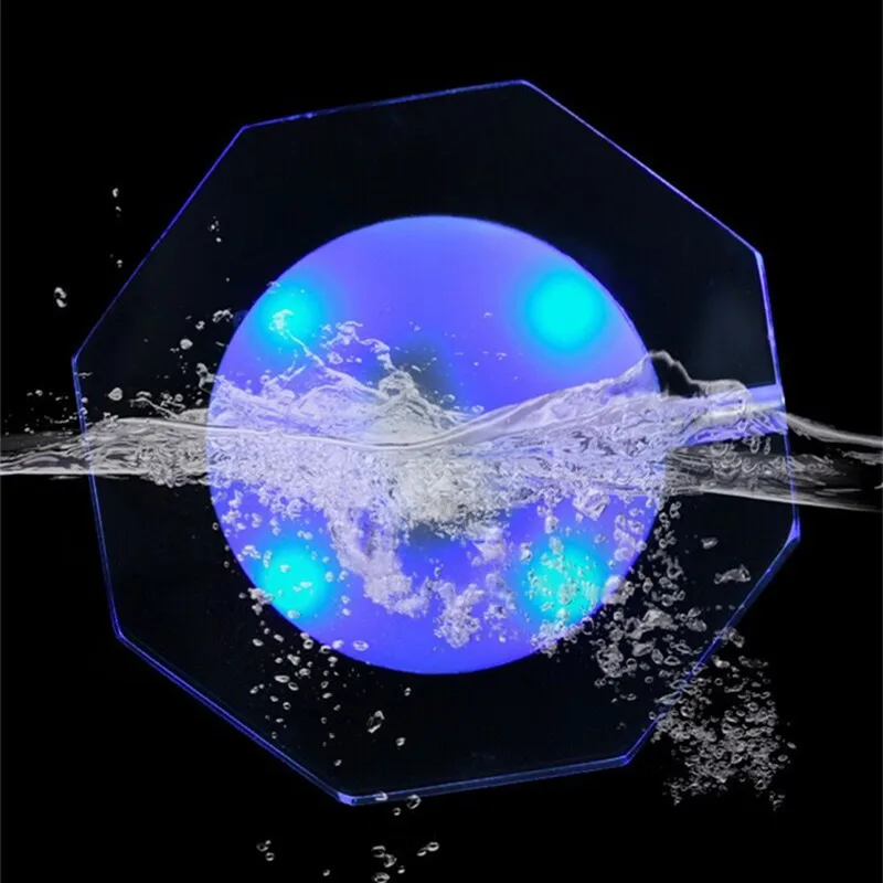 شيشة بقاعدة بإضاءة Led من الأكريليك للشيشة الوقايات لمشروبات البيرة بشحن Usb وديكور حفلات الزفاف والنوادي