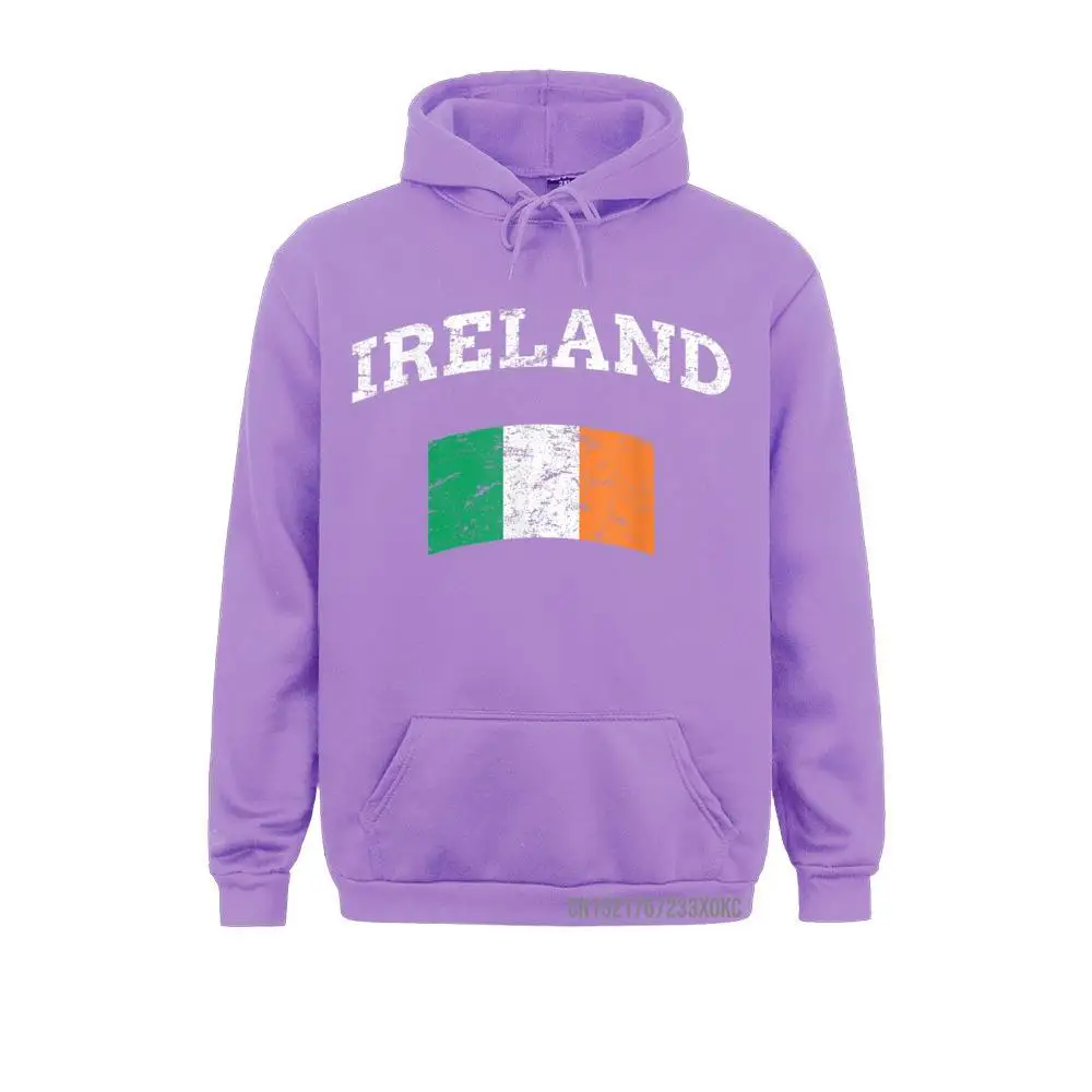 Ireland Irish Flag Distressed Hoodie Saint Patrick's Day Designer Men Sweatshirts Youthful Hoodies Printing Clothes