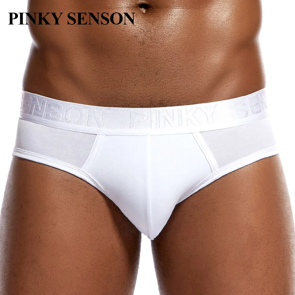 Pinky Senson Men Briefs Underwear Modal Sexy Underpants Hommes Shorts Ondergoed Mannen Bermuda Masculina Calcinha Transparente