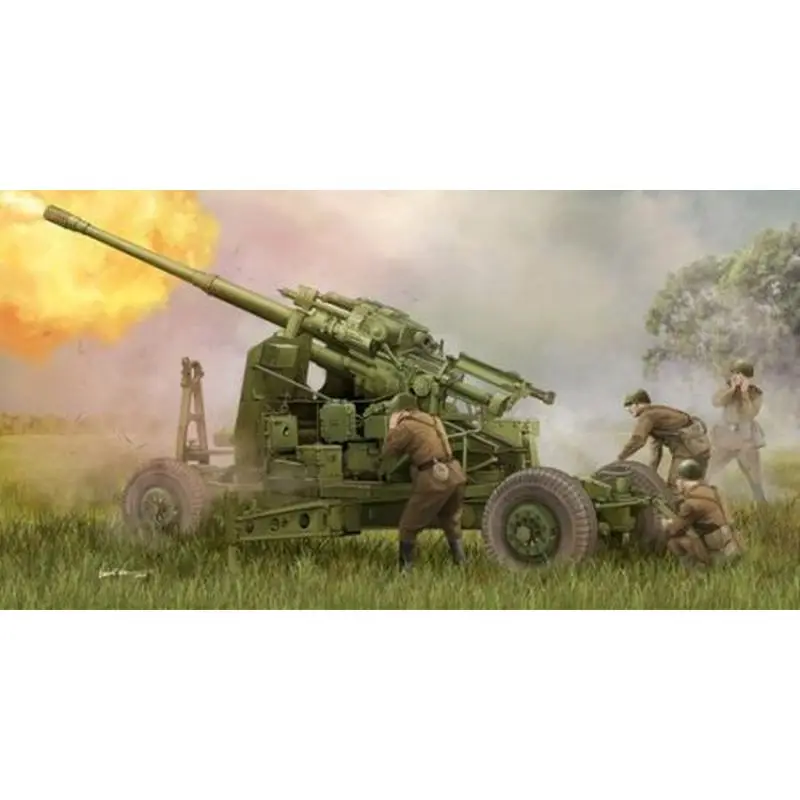 Trumpeter 02349 1/35 Soviet 100mm Air Defense Gun KS-19M2 - Scale Model Kit