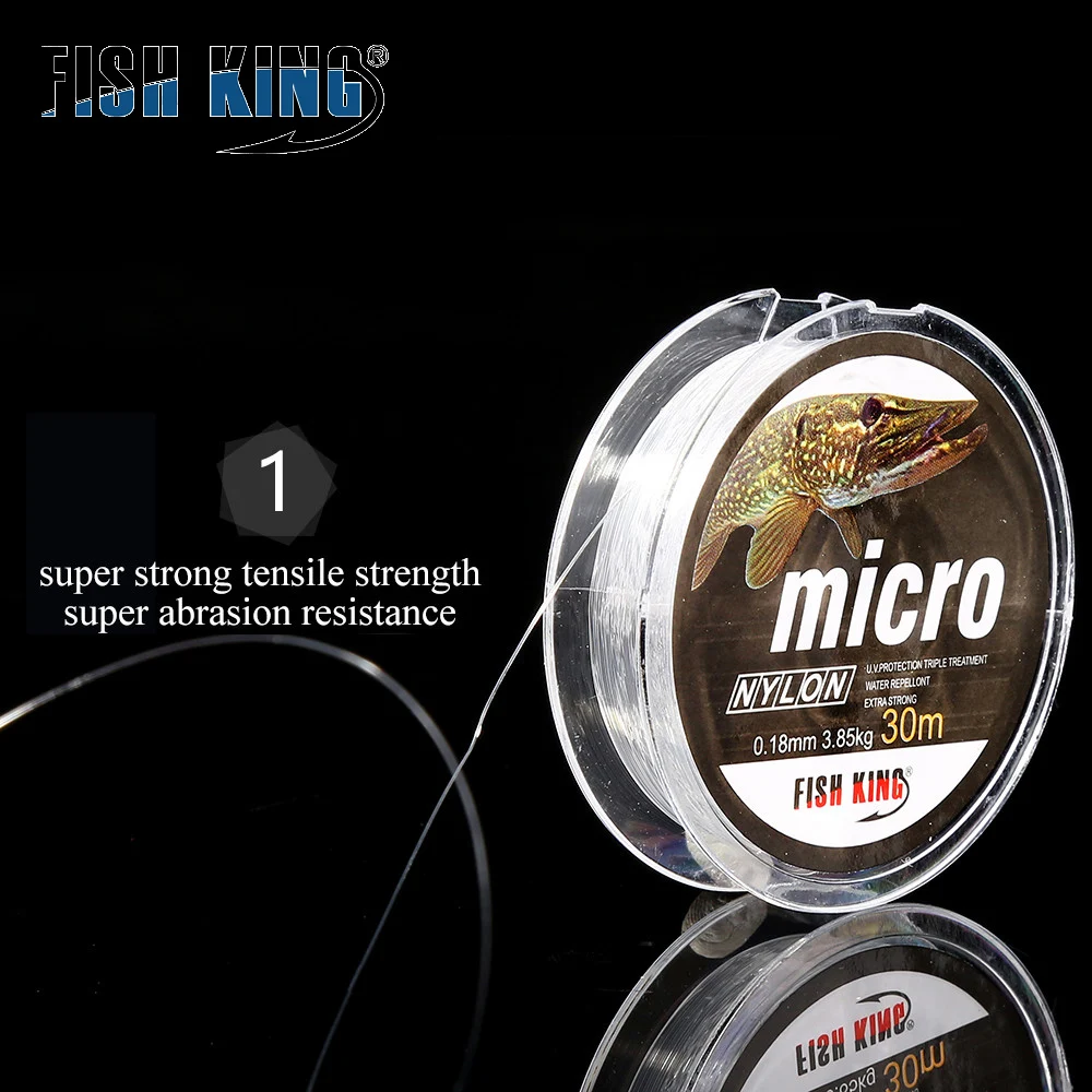 NGB 30M MICRO Nylon Ice Fishing Line 0.08mm-0.25mm 2.9LB-12.5LB Extra Strong Fishing Line For Winter Ice Fishing