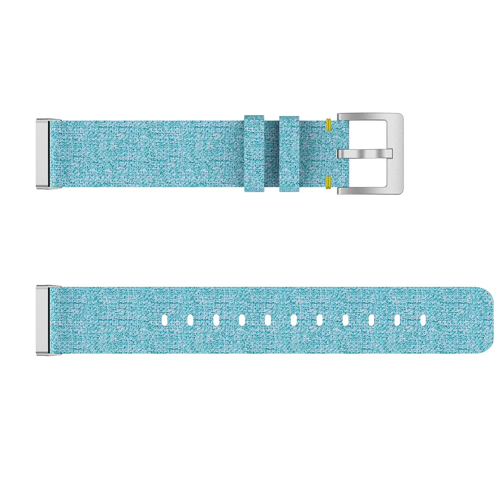 Strap For Fitbit Versa 2 Versa 3 /Sense Lite Women Men Breathable Woven Fabric Strap Replacement canvas Wristband Smart Watch