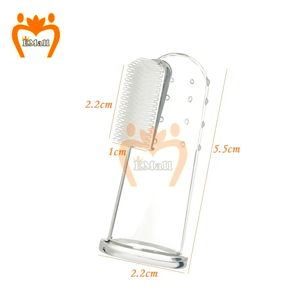 1pc gomma Pet Finger spazzolino da denti giocattoli per cani guanto in Silicone per cani e gatti denti puliti accessori per animali domestici