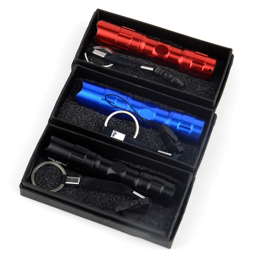 Pequeno mini lanterna led à prova dbattery água bateria-powered handheld caneta luz tático tocha de bolso para acampar, ao ar livre, emergência