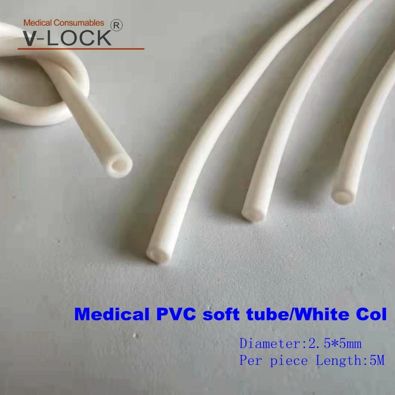 Medical PVC soft tube Extension BP hose for blood pressure 4*8mm 2.5*5mm