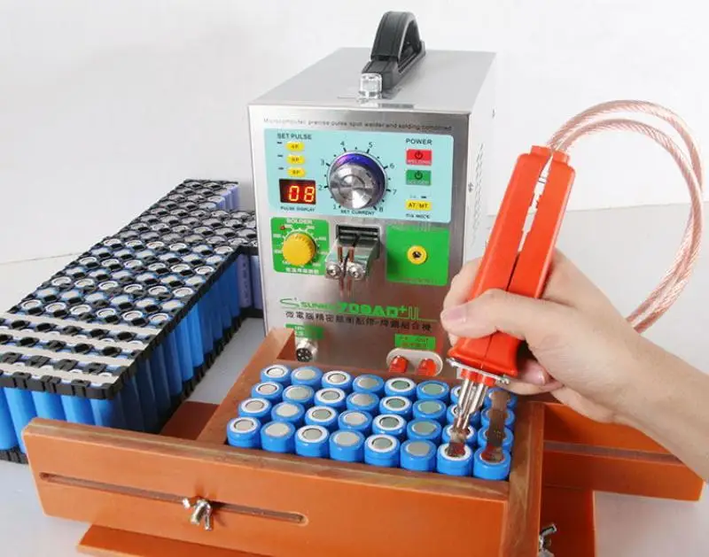 709AD + Lithium Pin Cảm Ứng Tự Động Điểm Máy Hàn 3.2KW Cao Cấp HÀn Tối Đa Độ Dày 0.35Mm Hàn Machin