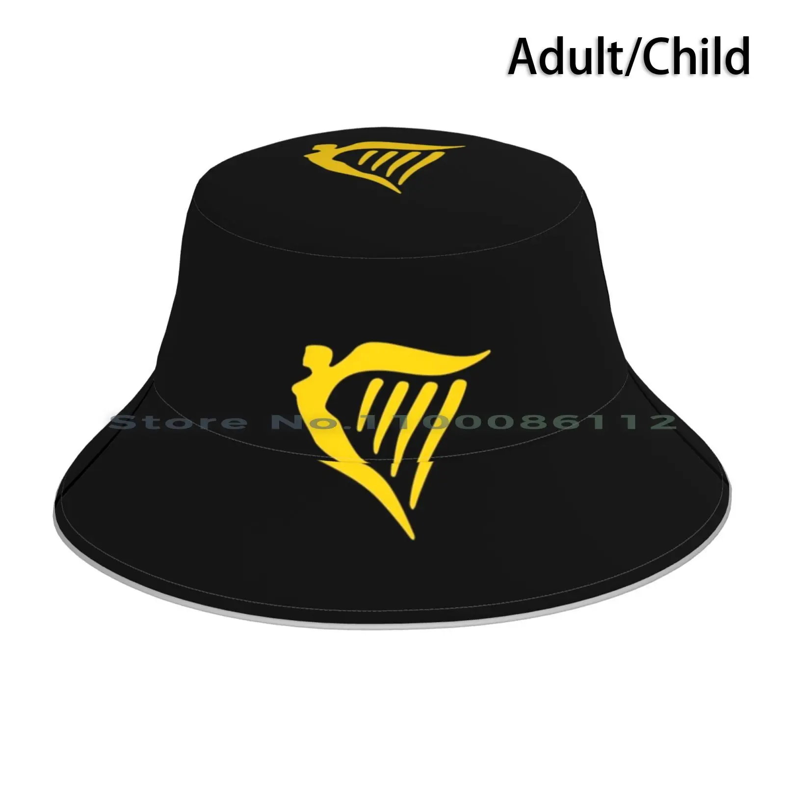 Ryanair Logo Bucket Hat Sun Cap Ryanair Cabin Crew Flight Attendant Pilot Aircrew Logo Foldable Outdoor Fisherman Hat