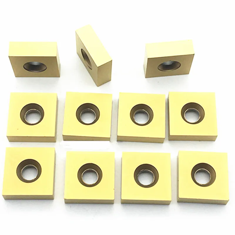 YC30S YBC251 20X20X7mm CNC Milling Inserts Steel Pipe Scraping Burr Blade Chamfering Cutting Steel Carbide Tips