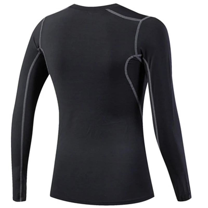 Quick Dry Long Sleeve Women Running Top Tees Elastic Gym Fitness Yoga Shirt Slim Fit Base Layer Sportswear Clothing Customize