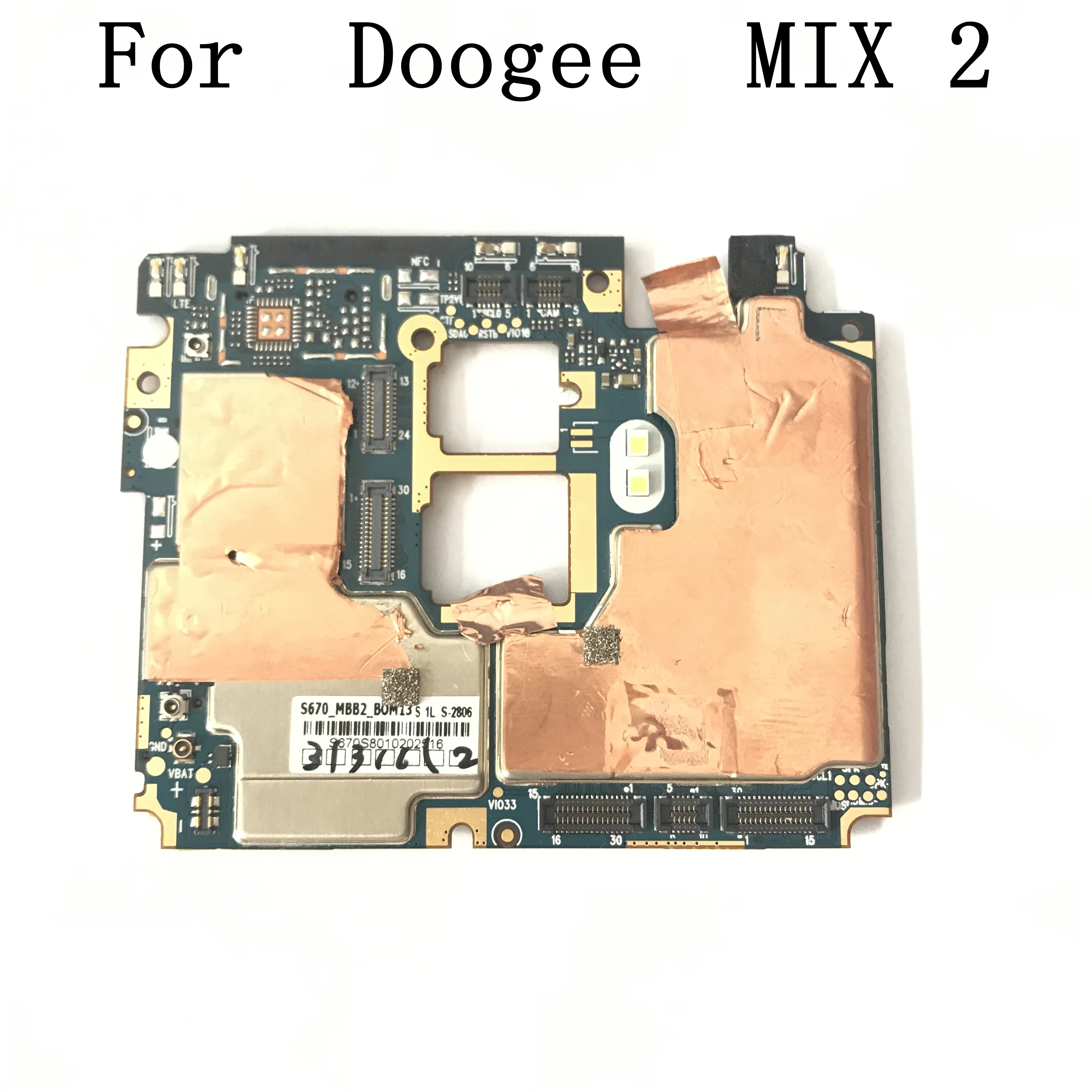 

Оригинальная материнская плата Doogee Mix 2, 6 ГБ ОЗУ + 128 Гб ПЗУ, материнская плата для Doogee Mix 2, деталь для замены, бесплатная доставка