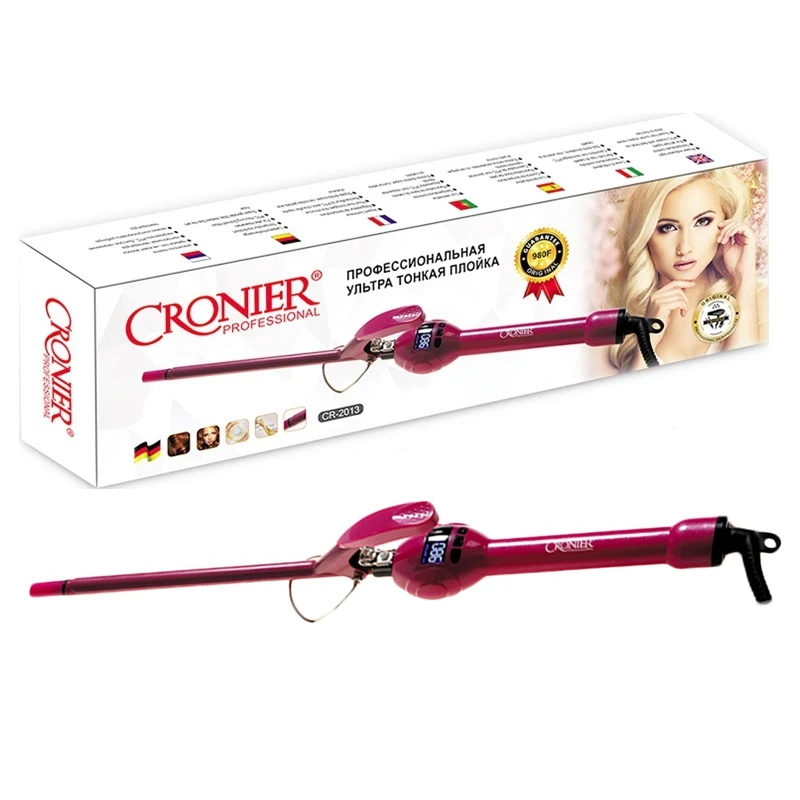 Max 980 ℉ Professional Hair Curler Zangen LCD Digital Zauberstab Curling Haar Eisen Well Welle Styling Werkzeuge 9mm/13mm 110-240v