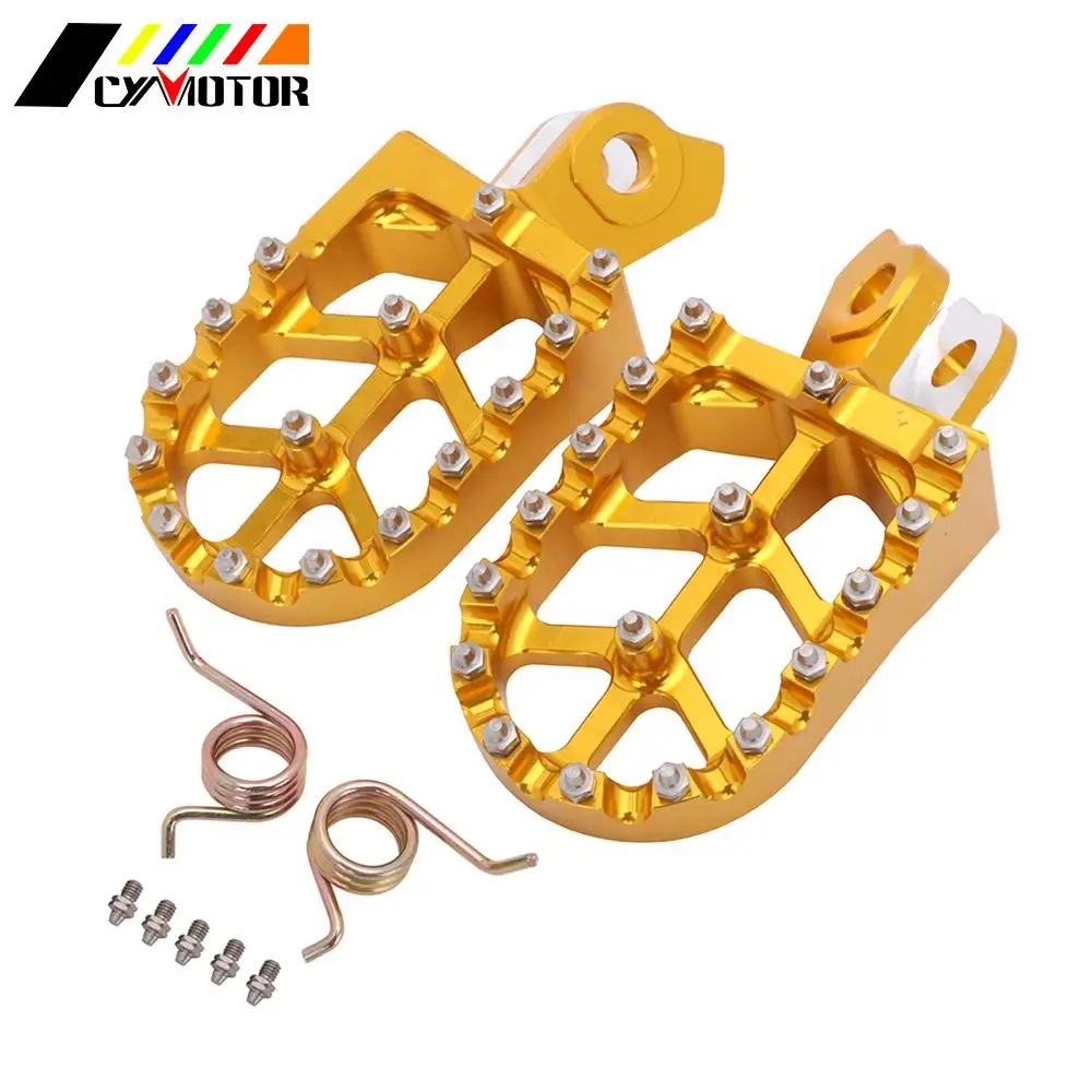 Motorcycle Foot Pegs Rest Pedal Footpegs Brake Pedal Shifter Oil Cover Brake Clutch Lever Kit For SUZUKI RMZ450 RMZ 450 2017