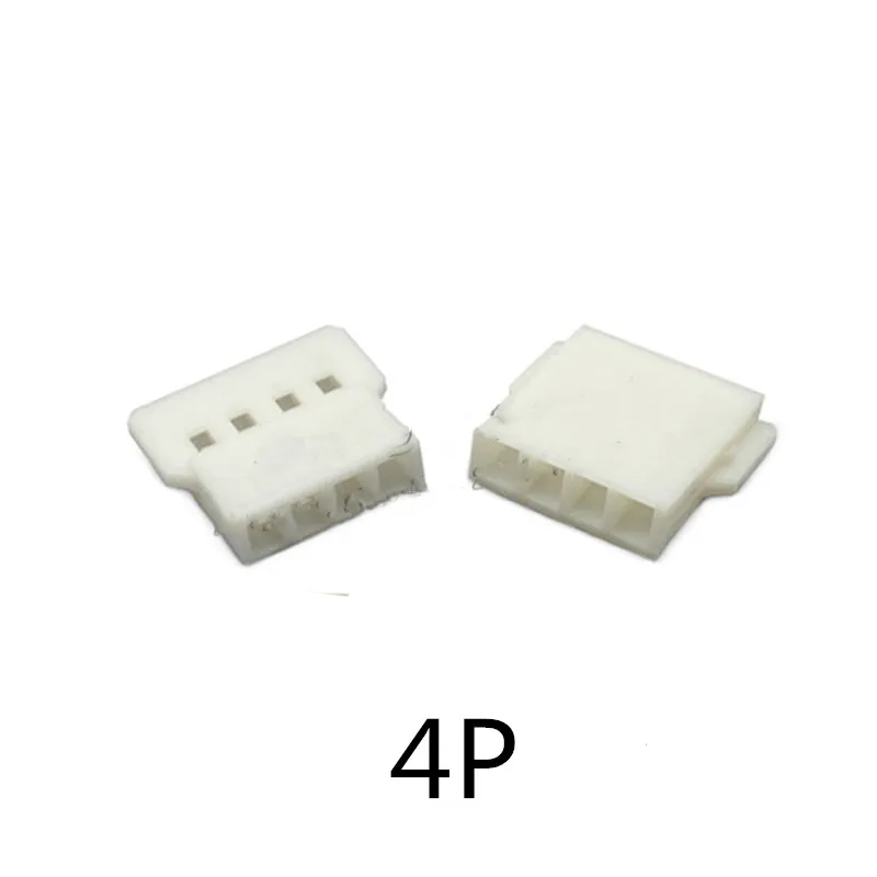 50Pcs MX2.0 Mannelijke Behuizing Air Docking 51006 Rubber Shell Plug 2P/3P/4P/5P/6P Connector