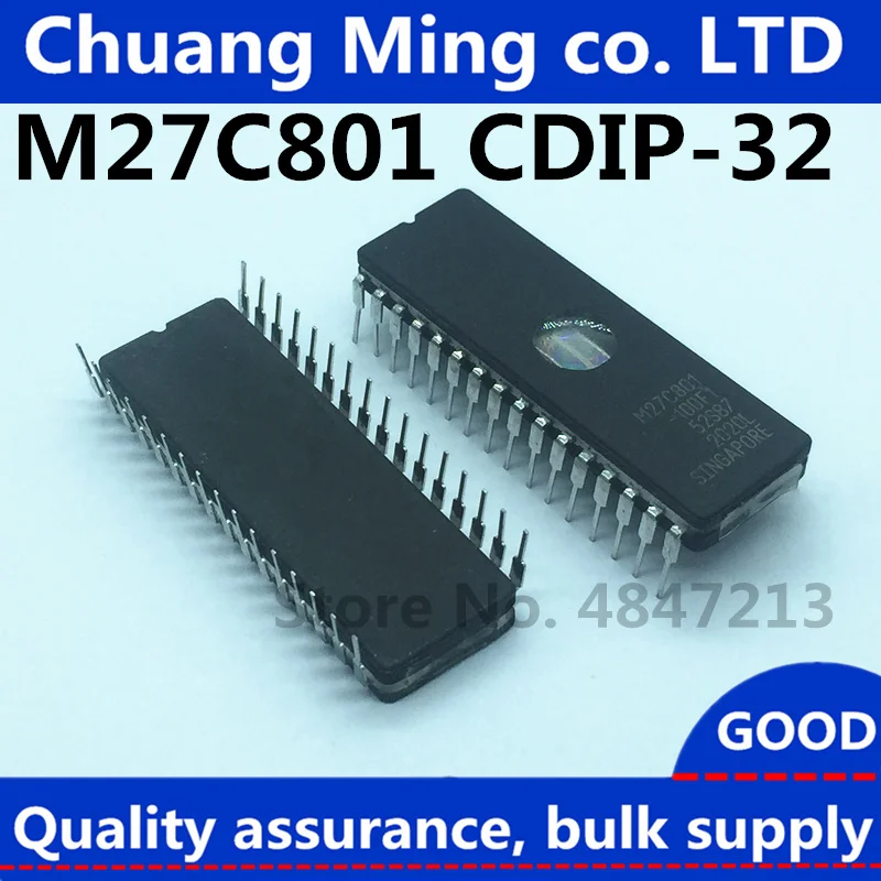 

Free Shipping 10pcs/lot M27C801-100F1 M27C801 EPROM CDIP-32 IC NEW Goods in stock